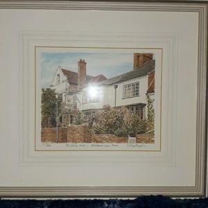 'The Dirty Duck' Glyn Martin Watercolor